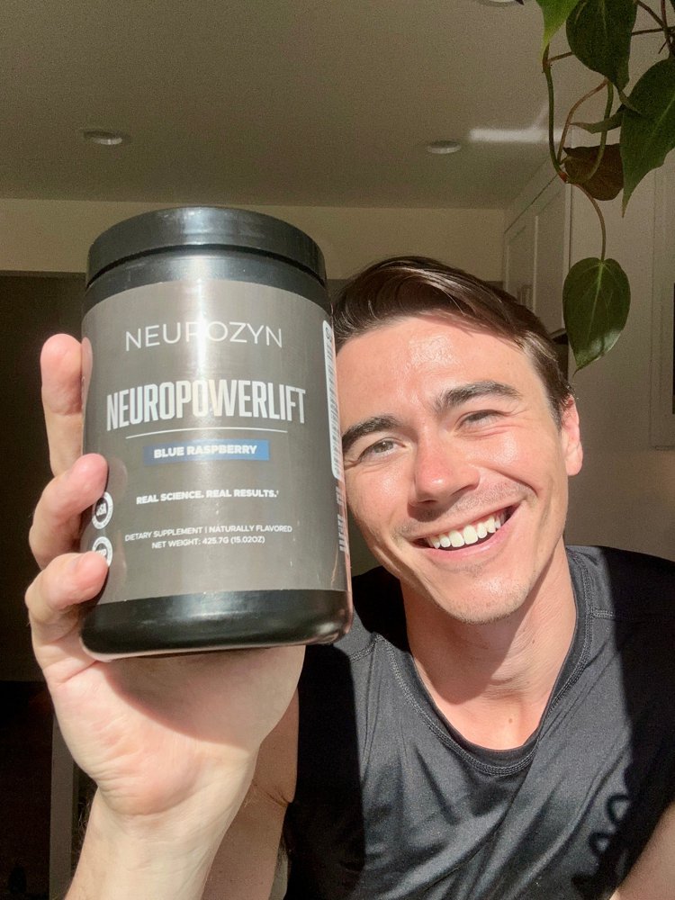 Customer holding NeuroPowerLift
