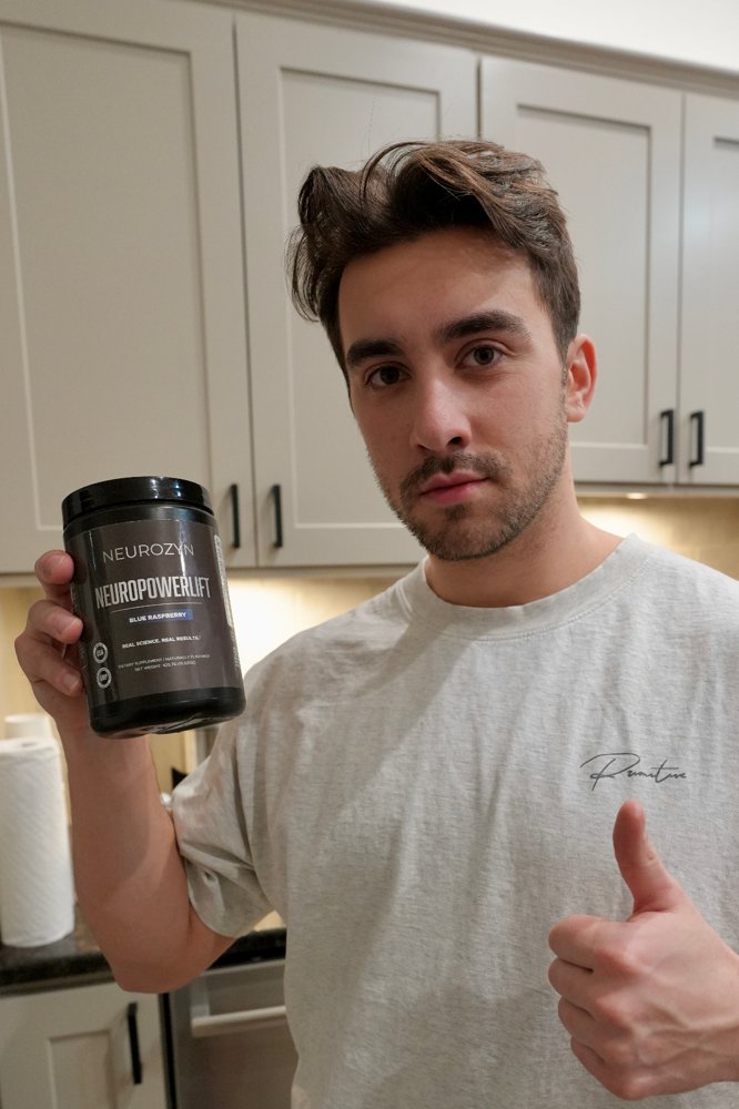 Customer with NeuroPowerLift at home
