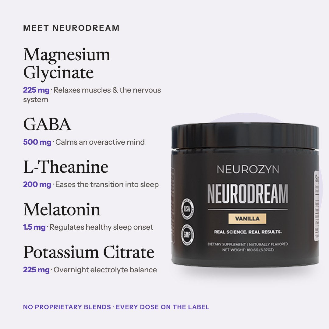 Meet NeuroDream: key ingredients