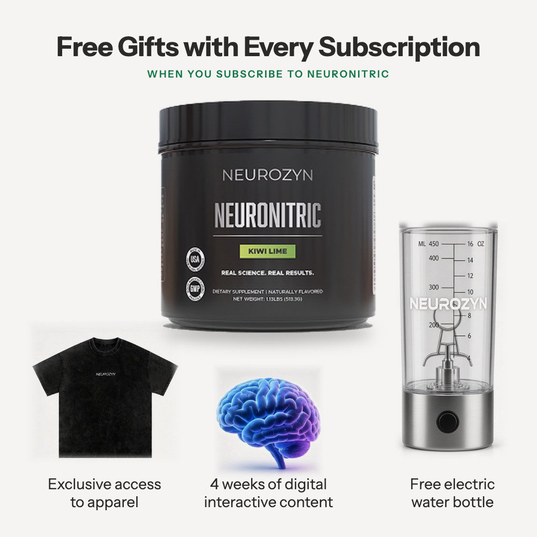 Free gifts with every NeuroNitric subscription
